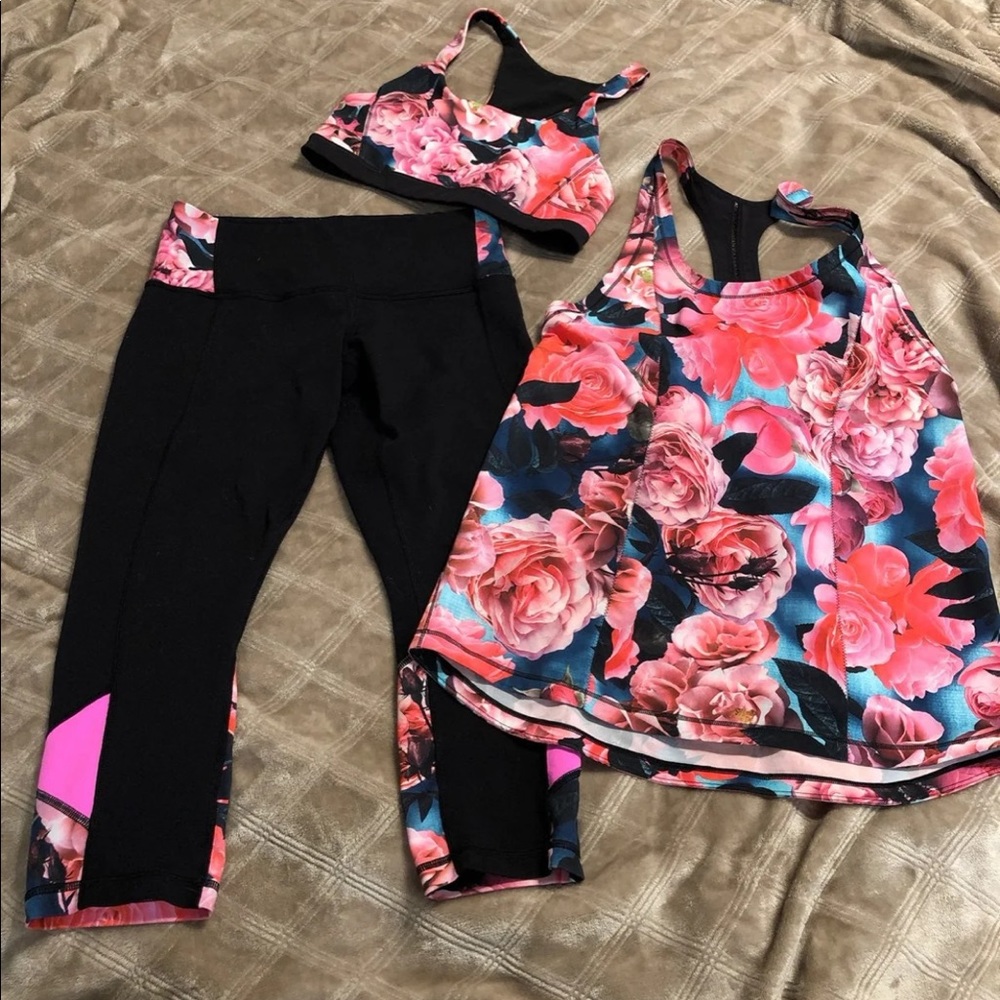 Lululemon Secret Garden Set